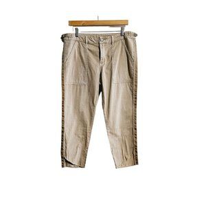 Da-Nang Vintage Pants Woman's size 8 raw hem Tan